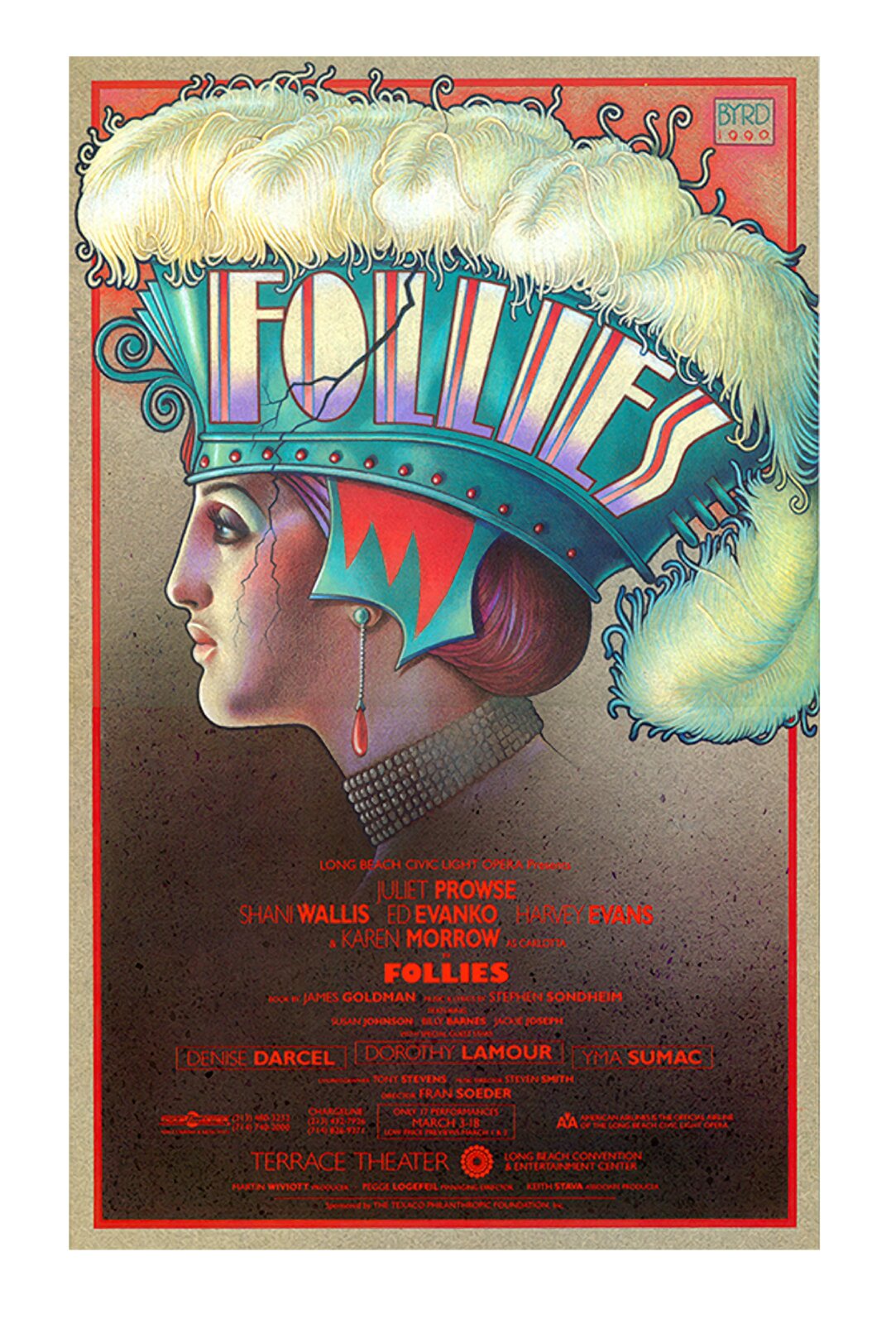 Follies 1991 twentieth anniversary poster