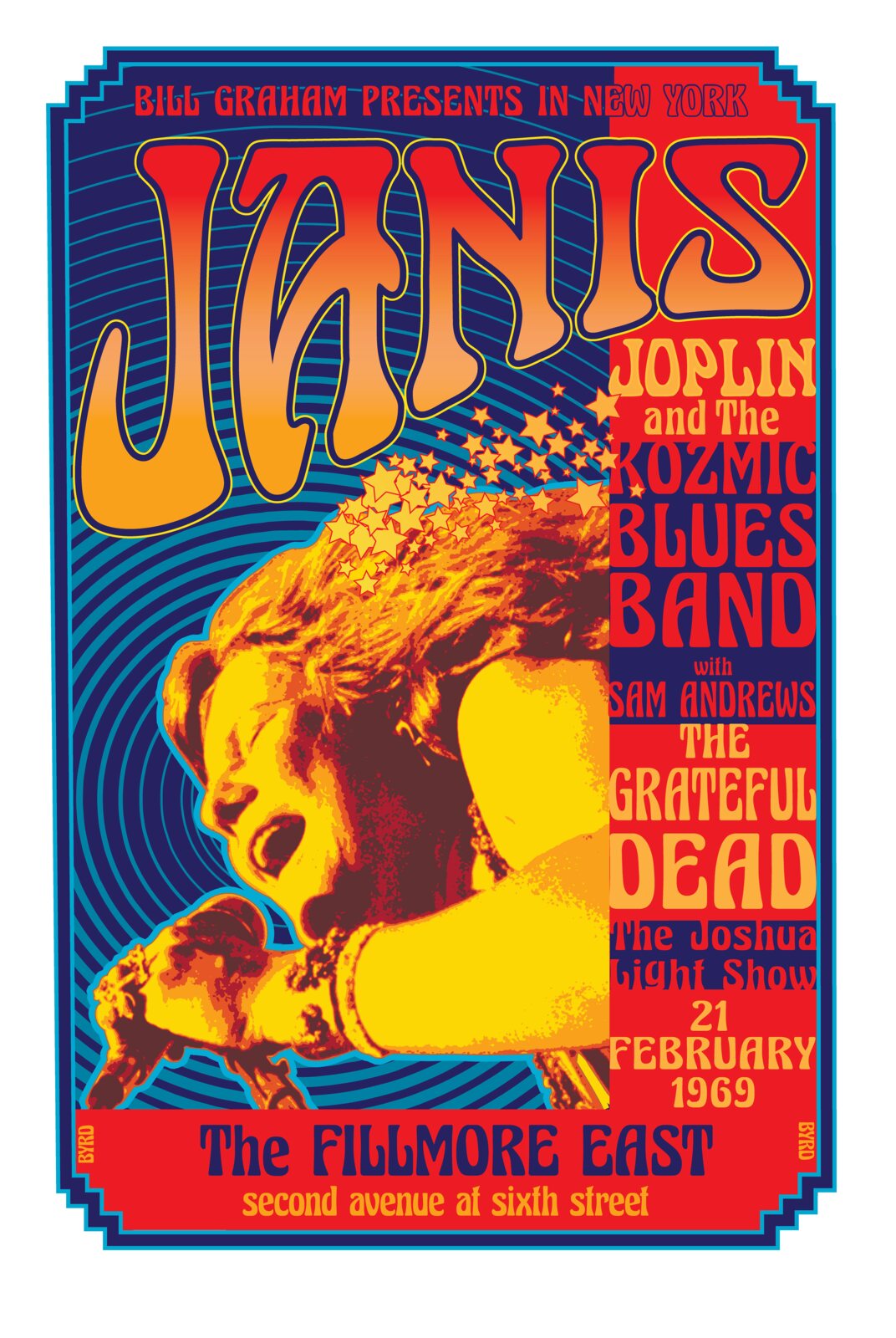 Janis Joplin · Fillmore East poster