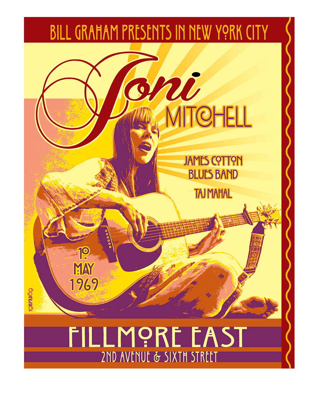 JONI MITCHELL at the Fillmore East Version #1