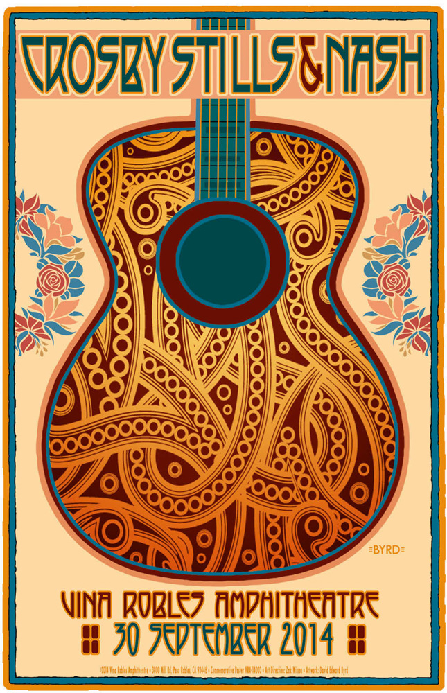 Crosby, Stills & Nash poster