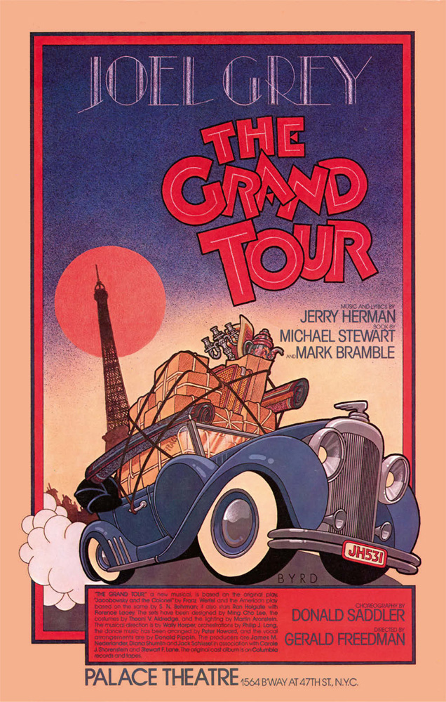 The Grand Tour · Joel Grey Broadway poster