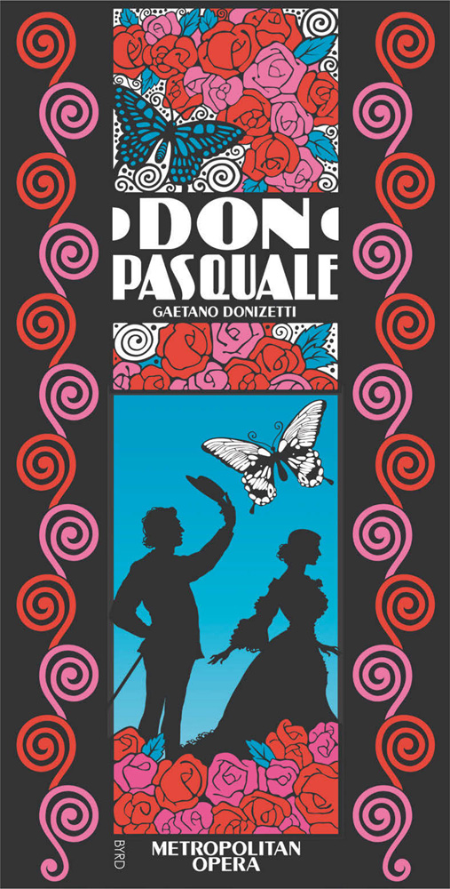 Don Pasquale opera poster