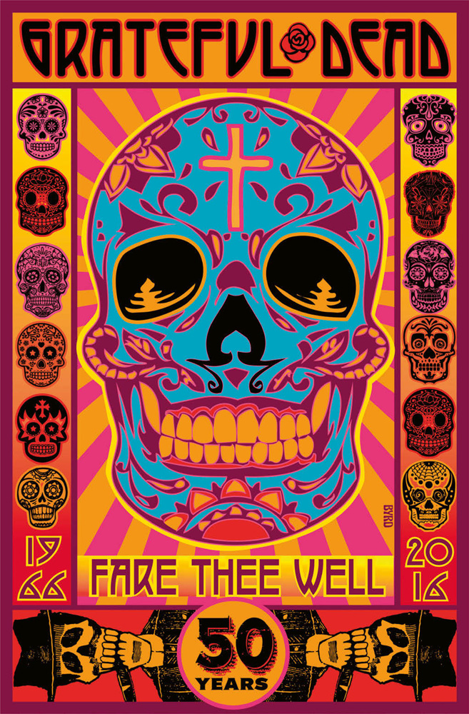Grateful Dead · Fare Thee Well 50th anniversary poster