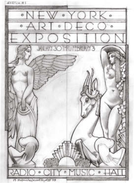 New York Art Deco Exposition poster