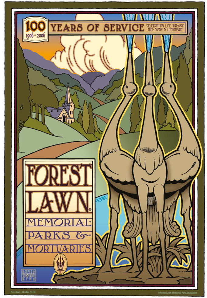Forest Lawn Memorial-Parks centennial poster