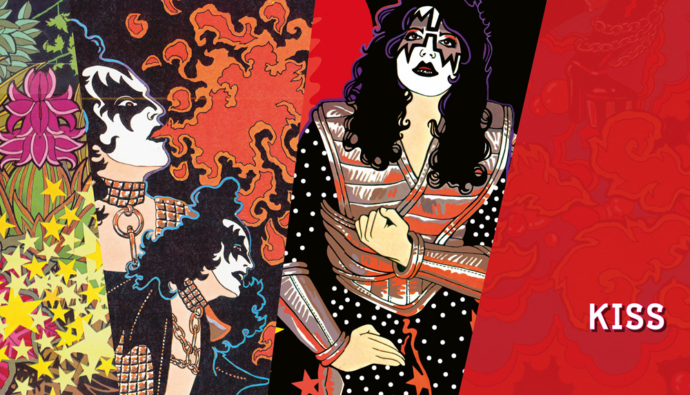 KISS solo-album poster mural