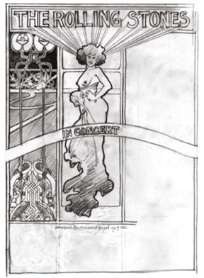 Rolling Stones poster second version (unpresented)