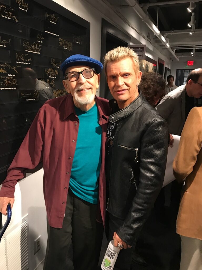 David Edward Byrd with Billy Idol