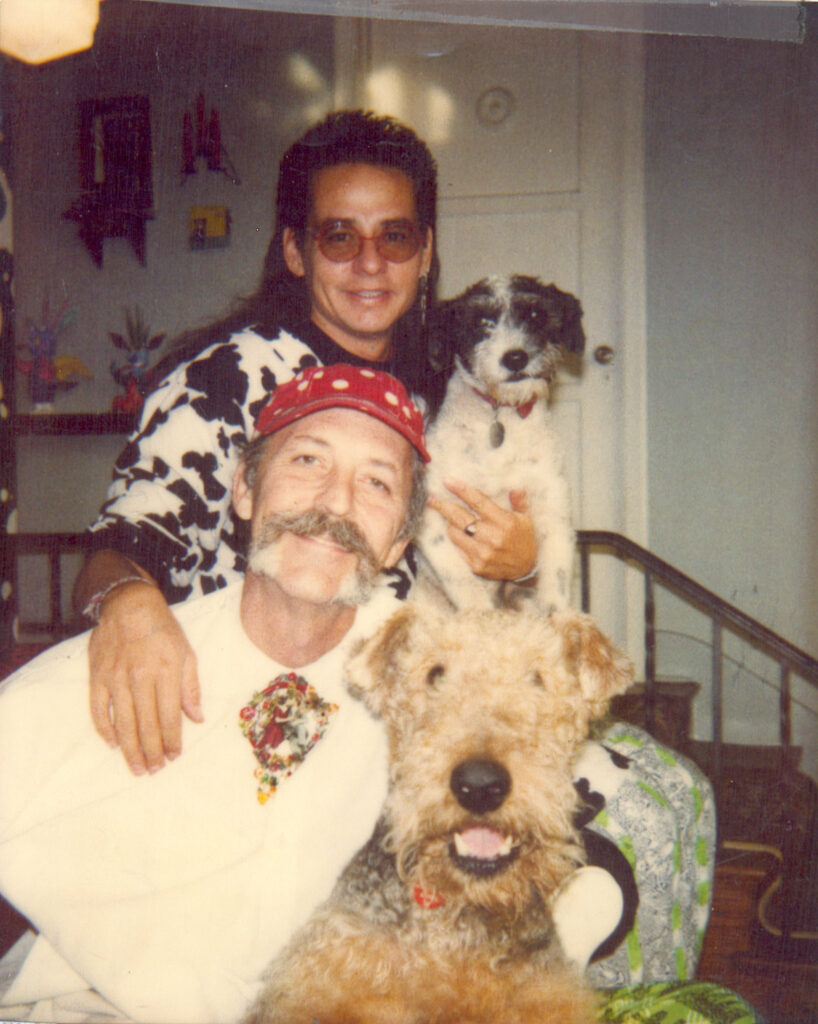 David Edward Byrd and Jolino Beserra at home