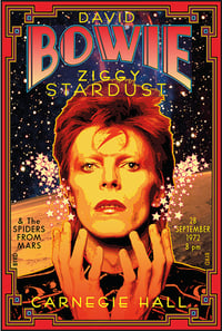 David Bowie poster by David Edward Byrd