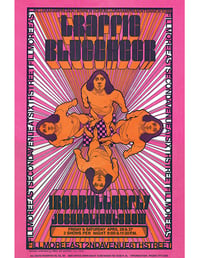 Traffic, Blue Cheer, and Iron Butterfly Fillmore East poster